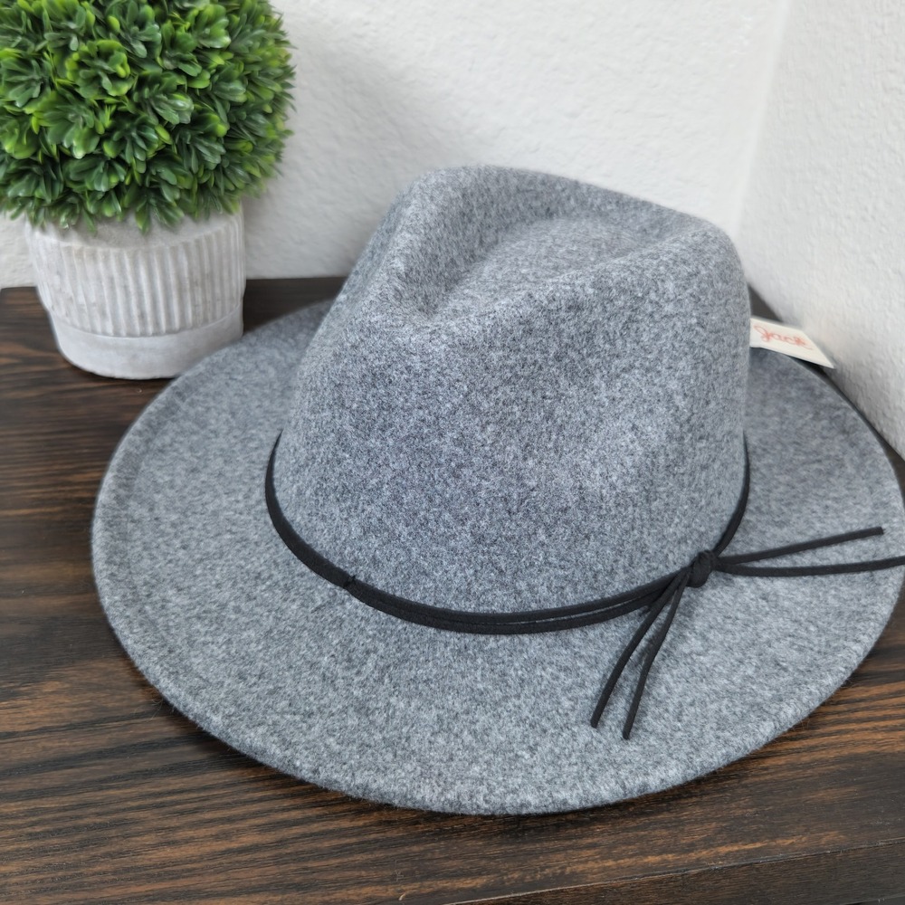 Cat Jack Kids Gray Felt Fedora Hat with Black Band Size 12‎ 24 Months NWT